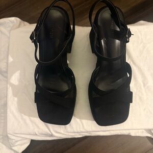 Women’s Black Early 2000s Style Heels - Size 8 - It’s Giving Bratz Doll Vibes